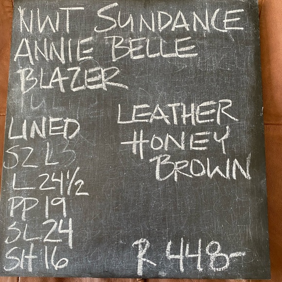 Sundance Annie Belle Leather Blazer - Picture 8 of 16